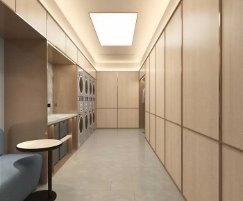 Modern Balcony Laundry Room-ID:112499956