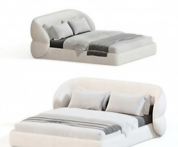 Modern Double Bed-ID:160620931