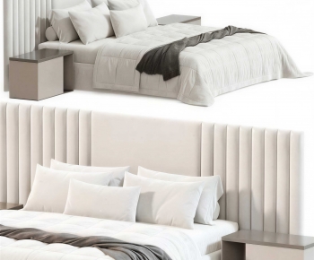 Modern Double Bed-ID:184081086