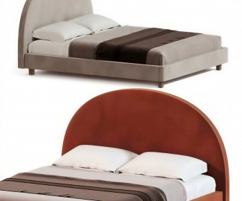 Modern Double Bed-ID:574485066