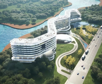 Modern Appearance Of Commercial Building-ID:379693983