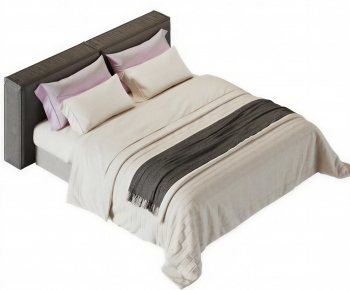 Modern Double Bed-ID:287720922