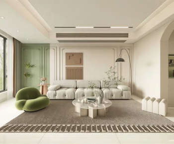 Modern A Living Room-ID:833205949