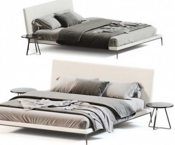 Modern Double Bed-ID:699043047