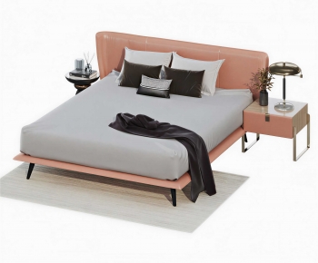 Modern Double Bed-ID:973706014