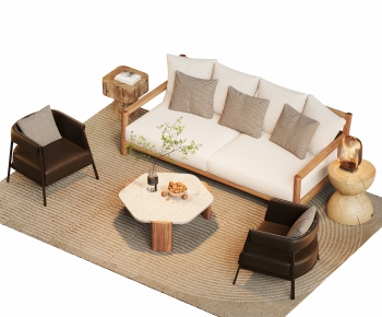 Wabi-sabi Style Sofa Combination-ID:763185986