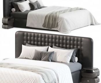 Modern Double Bed-ID:347399762
