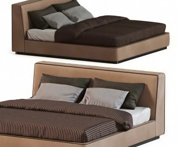 Modern Double Bed-ID:284197093