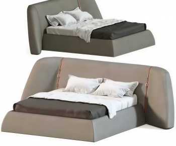 Modern Double Bed-ID:526988037