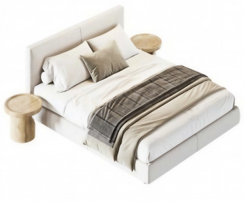 Modern Double Bed-ID:768703942