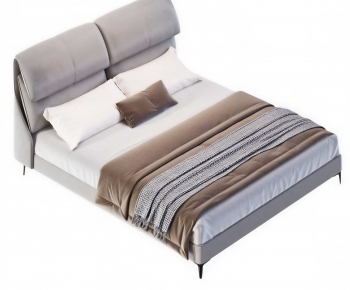 Modern Double Bed-ID:888938902