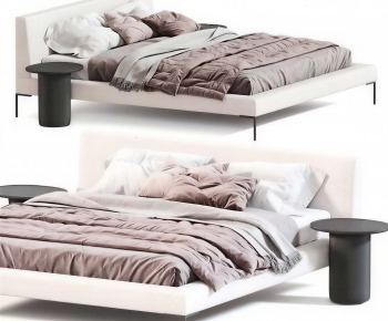 Modern Double Bed-ID:779591088