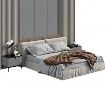 Modern Double Bed-ID:832576046