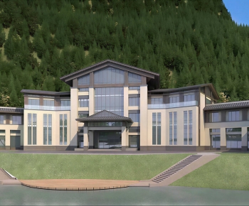 Modern Appearance Of Commercial Building-ID:835967067