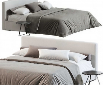 Modern Double Bed-ID:644926072