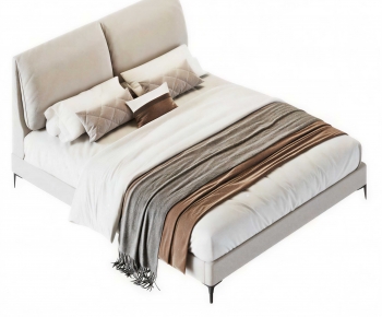 Modern Double Bed-ID:958600048