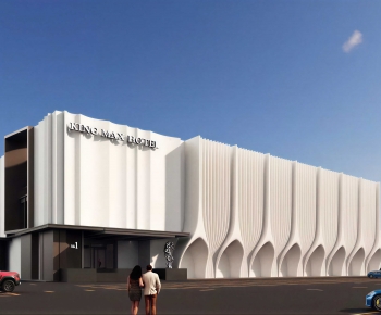 Modern Appearance Of Commercial Building-ID:775928025