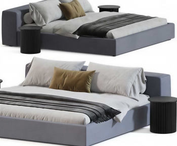 Modern Double Bed-ID:267270099