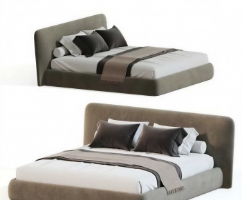 Modern Double Bed-ID:929939776