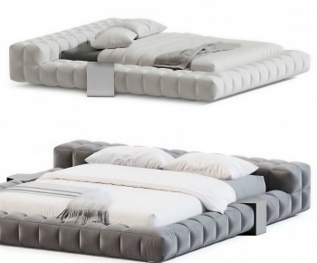 Modern Double Bed-ID:947160745