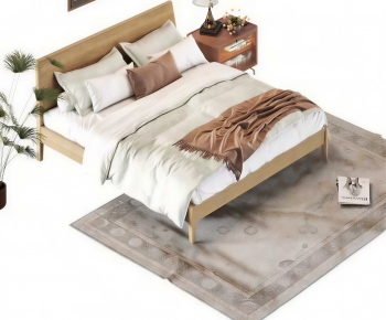 Modern Double Bed-ID:229531052