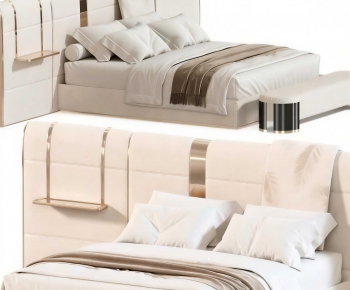 Modern Double Bed-ID:528388986
