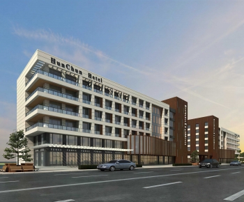 Modern Appearance Of Commercial Building-ID:238173963