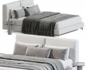 Modern Double Bed-ID:707823995