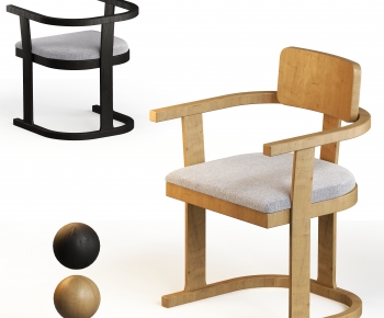 New Chinese Style Dining Chair-ID:246725086