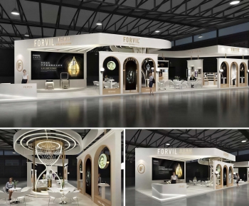 Modern Exhibition Hall-ID:488066916