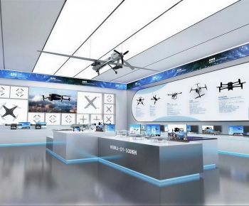 Modern Exhibition Hall-ID:358647113