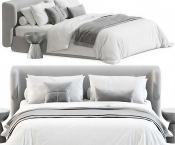 Modern Double Bed-ID:266724111