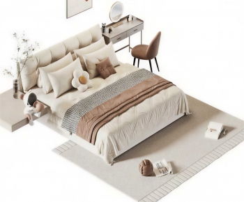 Modern Double Bed-ID:249486922