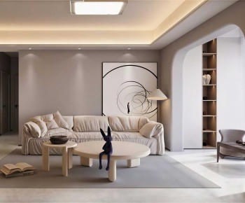 Modern A Living Room-ID:963022956