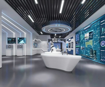 Modern Exhibition Hall-ID:264317044