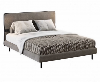 Modern Double Bed-ID:540349961