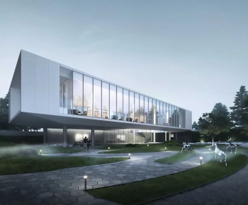 Modern Appearance Of Commercial Building-ID:818074944