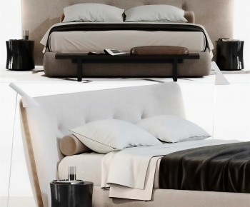 Modern Double Bed-ID:363800051