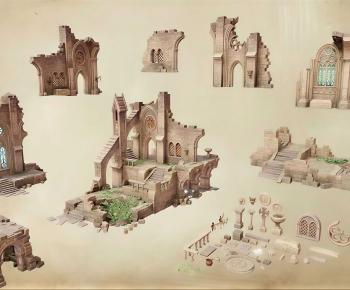 European Style Building Appearance-ID:418668033