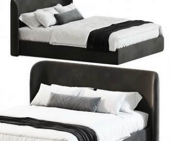 Modern Double Bed-ID:161747937