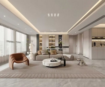 Modern A Living Room-ID:419279108