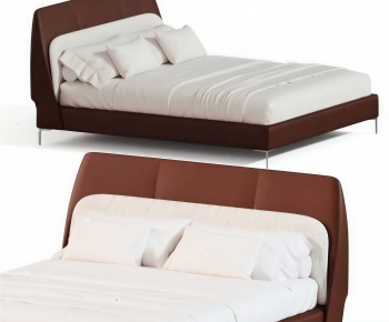 Modern Double Bed-ID:895900965