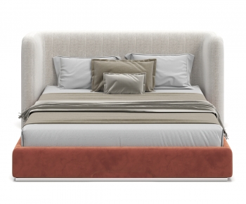 Modern Double Bed-ID:445637949