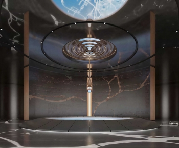 Modern Exhibition Hall-ID:575016022