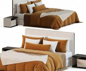 Modern Double Bed-ID:572876937
