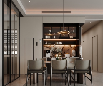 Modern Dining Room-ID:877243044