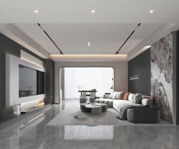 Modern A Living Room-ID:905003076
