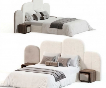 Modern Double Bed-ID:548398025