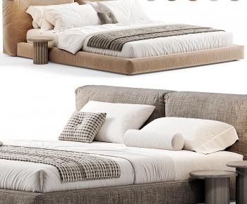 Modern Double Bed-ID:939666995