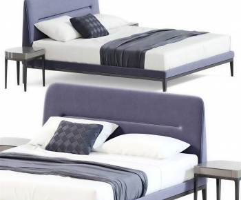 Modern Double Bed-ID:753928904